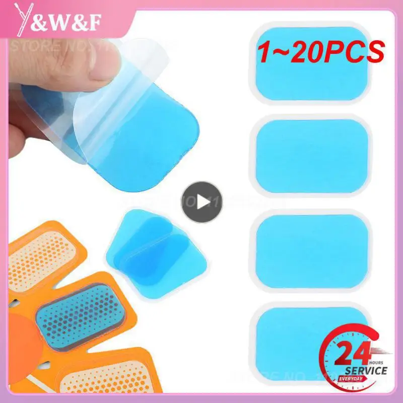 

1~20PCS High Adhesion Ems Trainer Durable Fitness Skin-friendly Hot Selling Hydrogel Pads Home Workout Convenient