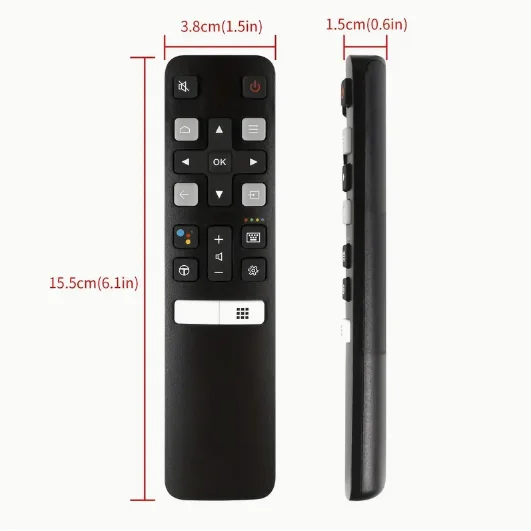 Universal Remote Control for TCL TVs - Model RC802V JUR6 (No Voice Feature)