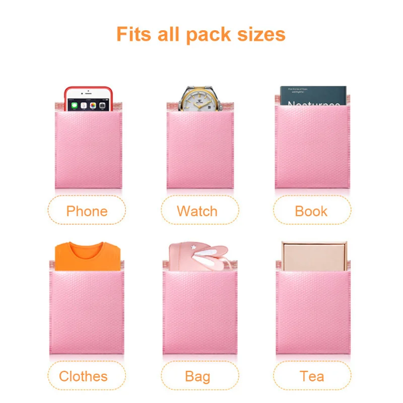 30pcs Bubble Mailers Pink Poly Bubble Mailer Self Seal Padded Envelopes Gift Bags Black/Green Packaging Envelope Bags For Book