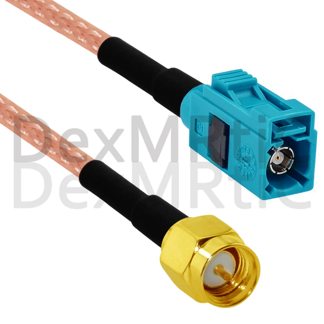 Fakra z typ männlich weiblich wasser blau universal zu sma stecker buchse pigtail kabel adapter rg316 15cm /30cm/50cm/100cm großhandel neu – Detail 7