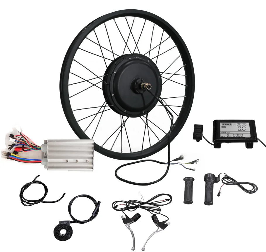 Electric Bicycle Conversion Kit, E-Bike Parts, Rear Motor, 26 ", 500W-8000W