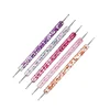5Pcs/set Portable Nail Art Dotting Pen Crystal Beads Handle Dual-ended Drawing Painting Rhinestones Gems Pens Manicure Tools 4