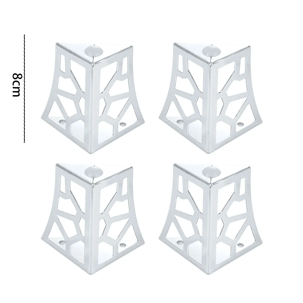Metal Modern with Screws Bathroom Supplies TV Stands Desk Cabinet Sofa Leg Table Foot Furniture Legs Furniture Parts