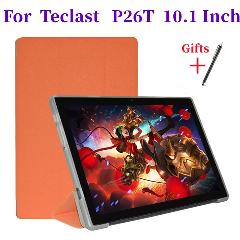 Teclast P26T 10.1 인치 태블릿용 케이스, 스탠드 TPU 소프트 쉘 커버