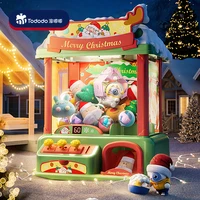 New Christmas Theme Doll Machine Coin Operated Play Game Claw Catch Toy Machines Dolls Children Interactive Toys Christmas Gifts 1