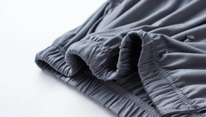 Sommer-Pyjama für Herren, neue lockere Pyjamahose für Männer, Baumwolle, lässige Schlafkleidung, Shorts, Heimkleidung, Nachtwäsche, Hose für Männer – Detail 16