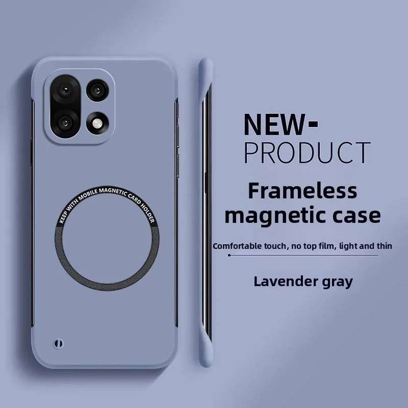 Ultra Thin Frameless Magnetic Phone Case - Rugged Matte Protective Cover