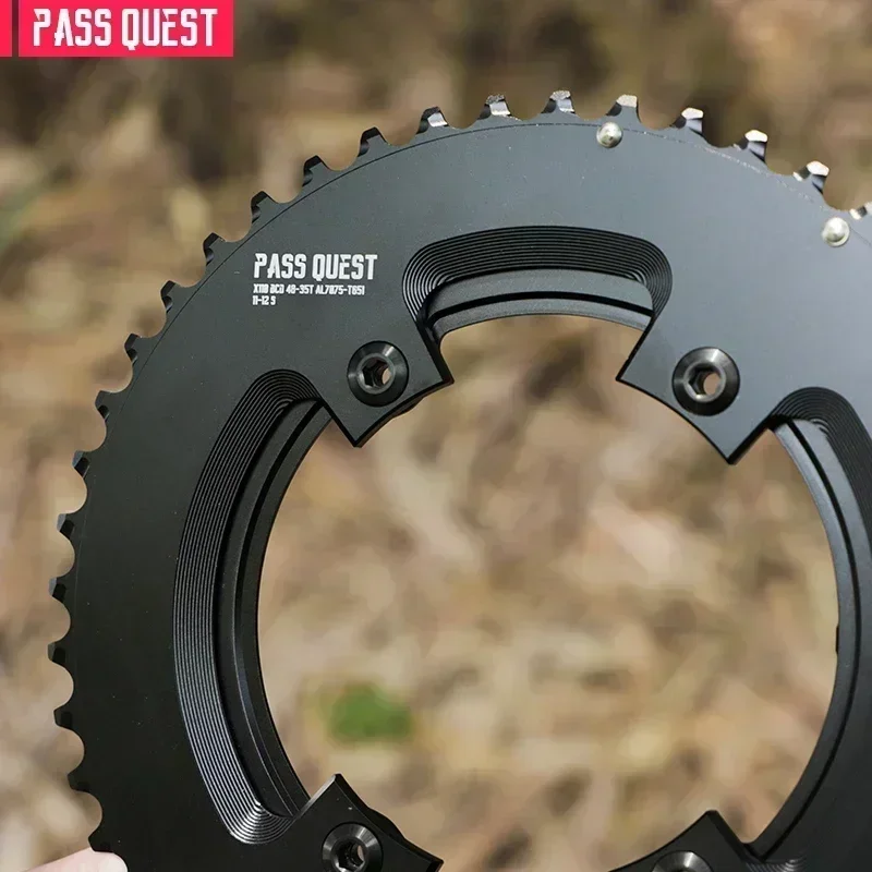 PASS QUEST 110 bcd chainring road bike 2X Narrow wide with bolts