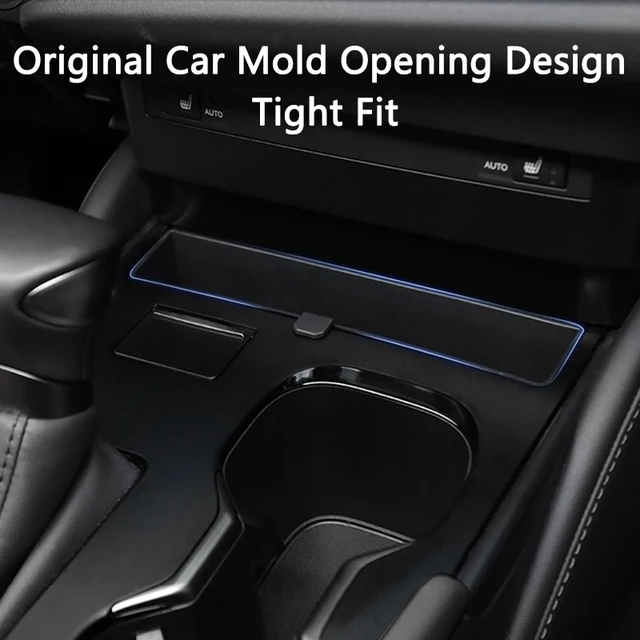 QHCP Central Storage Box Organizer TPE Center Console Front Small Storage Box Container Stowing For Lexus ES 200 260 300H 22-24 4