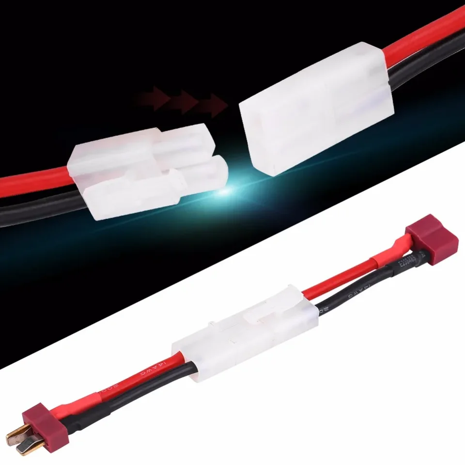 Cavo da connettore Tamiya a Deans T Style per batteria ESC Cavo da connettore Tamiya a Deans T Style per batteria ESC