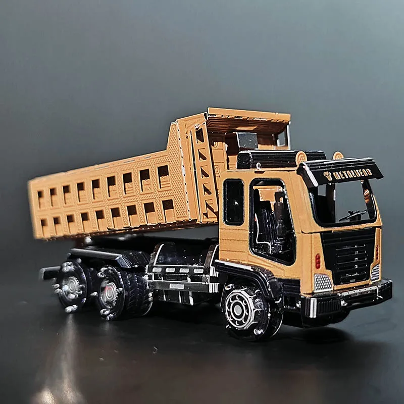 

METALHEAD Dump Truck All-Metal Stainless Steel Diy Assembly Model 3d Glue-Free Three-Dimensional Metal Puzzle Toy