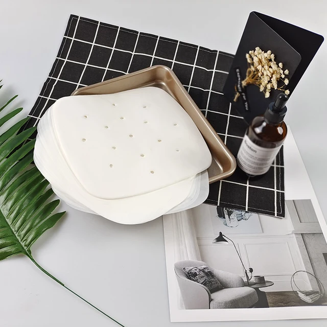 200 Nagyteljesítményű Perforált Pergamenpapír Szett Lég Sütőpapír Tartós Egészséges És Megbízható Anyagi Ajándék - Image 3