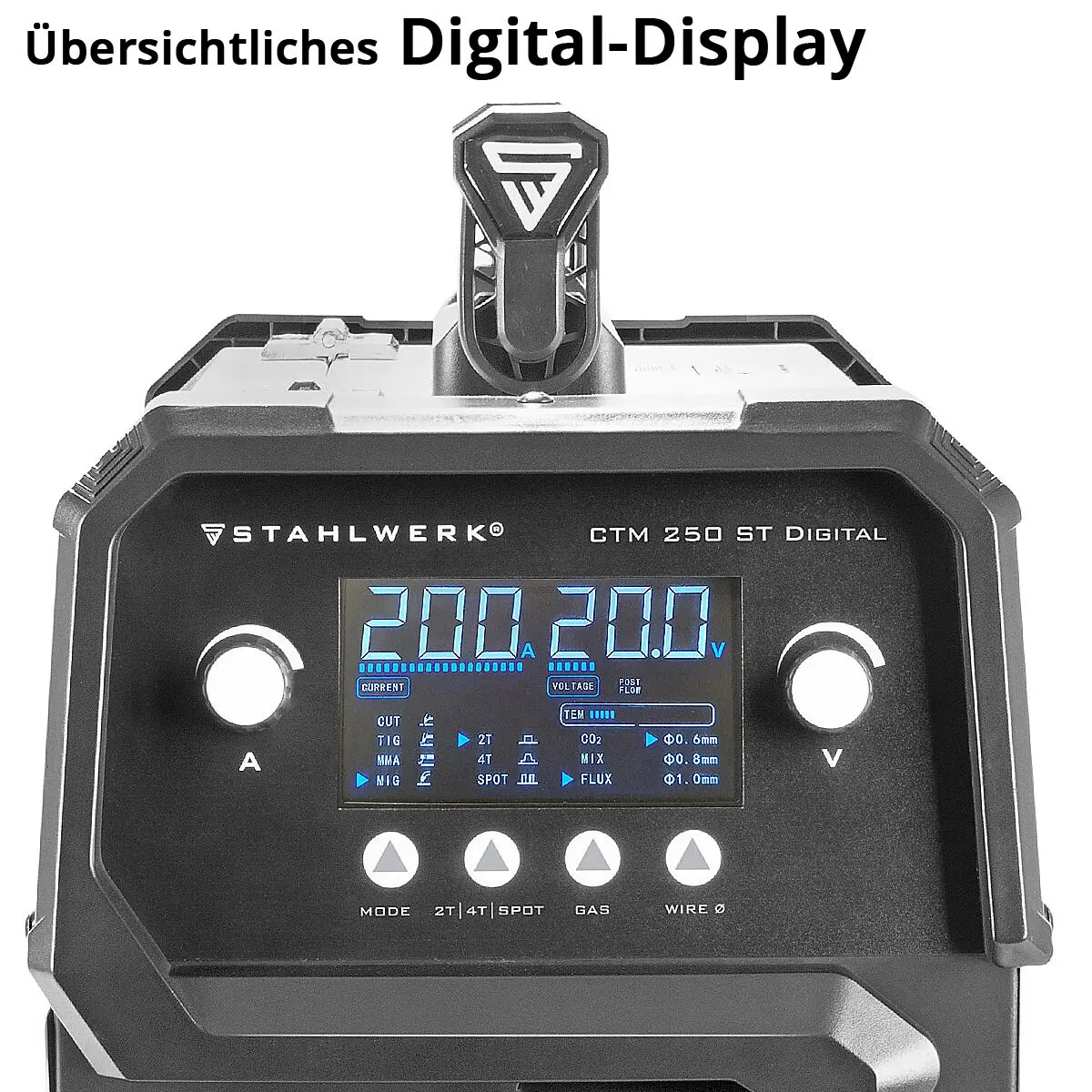 Stahlwerk CTM250 6-in-1 Laser Welding Machine 200A Current 5kg MIG CO2 Plasma Cutter MMA MIG Gasless Tig Welder 220V New