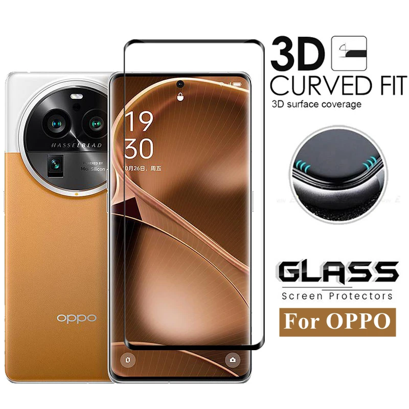 Full Cover Glass For OPPO Find X6 Pro Screen Protector For OPPO Find X6 Pro Tempered Glass Phone Lens Film For OPPO Find X6 Pro