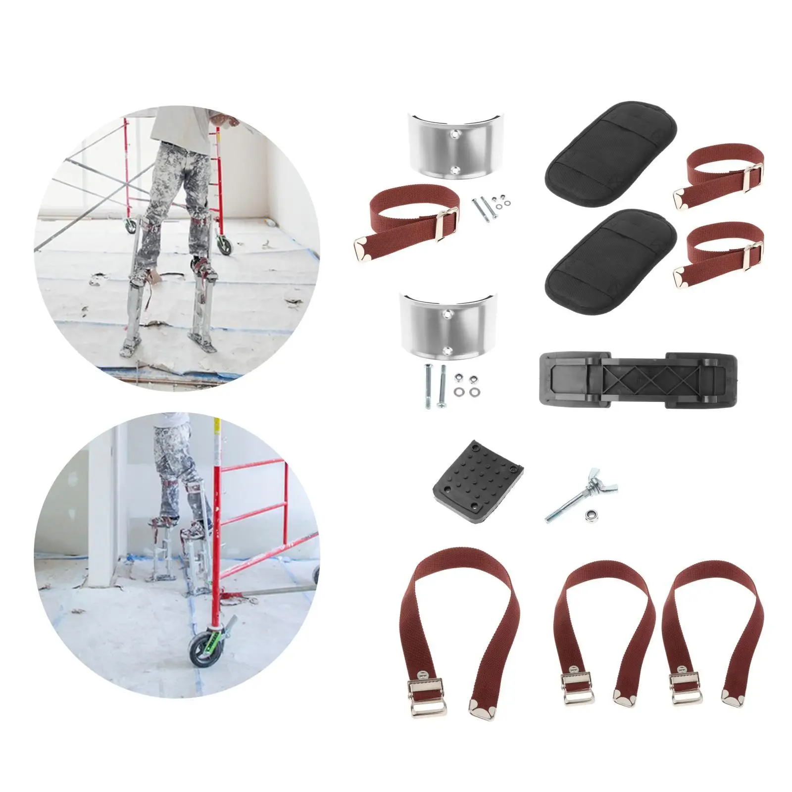 Leg Band Straps, Drywall Stilt Replacement Parts Stilts, Leg Fixation Belt, for