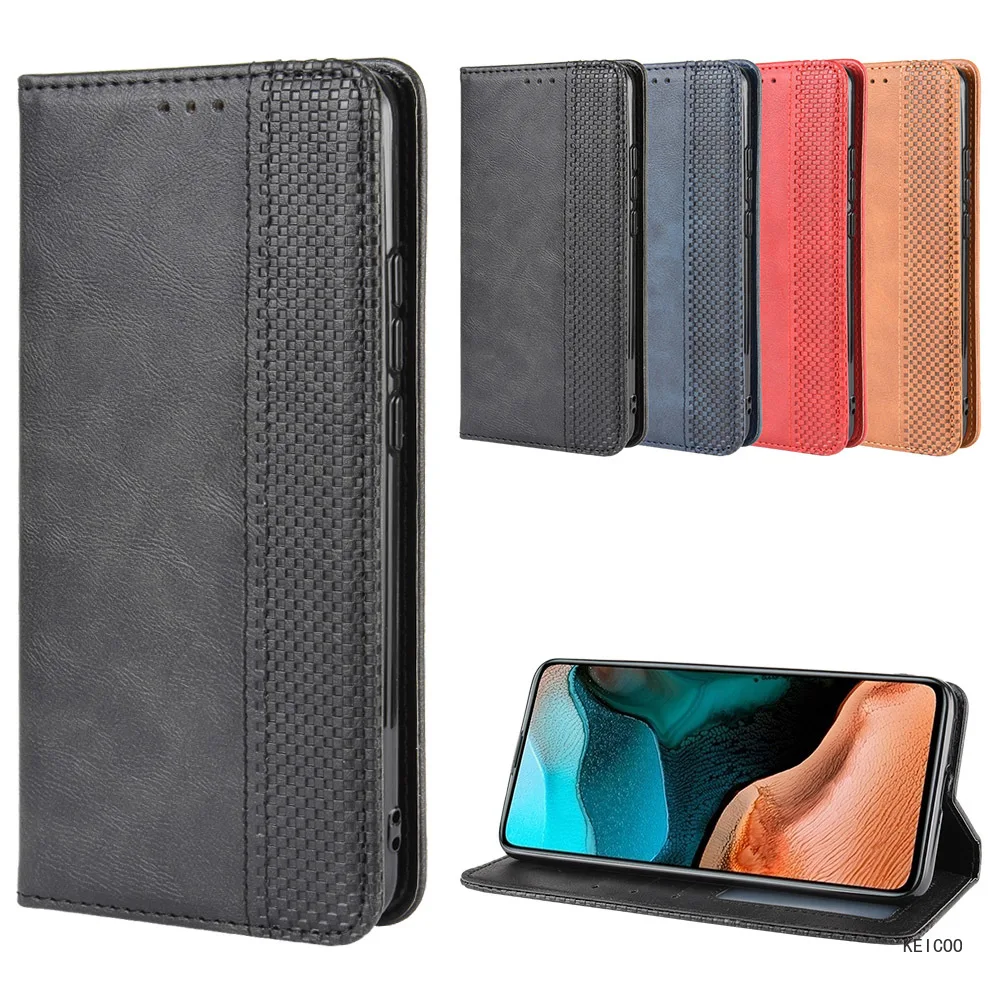 

Magnetic Leather Case for Xiaomi 10 Lite Youth Poco F2 M2 Redmi K30 Note 9S 9 Pro Max 5G Card Slot Stand Holder Luxury Housing