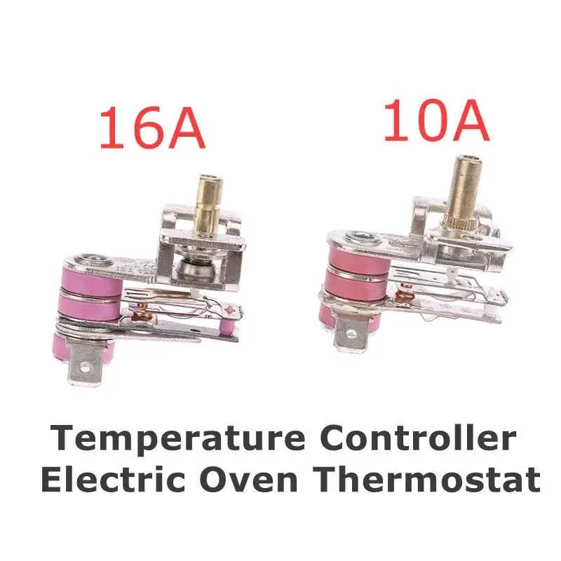 High Quality 10A/16A Temperature Controller Electric Oven Thermostat Hole Oven Repair Parts Thermostat Temperature Switch New