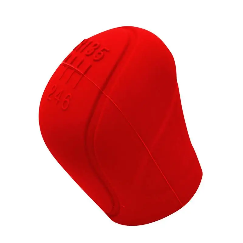 Silicone Shift Knob Cover Manual Gear Shifter Knob Protective Case Soft
