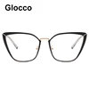 Sexy Cat Eye Metal Reading Glasses Anti Blue Rays Magnifying Hyperopia Eyewear 0~+600 Optical Transparent 2022 Glasses For Women 3