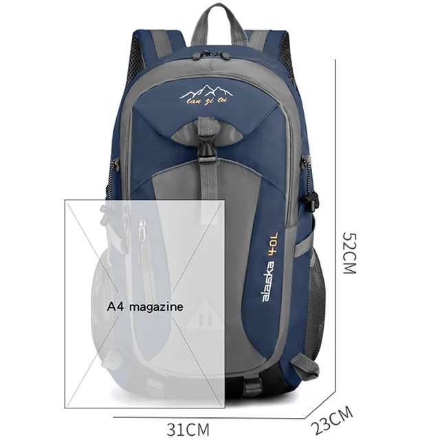 New Men Backpack Nylon Waterproof Casual Outdoor Travel Backpack Ladies Hiking Camping Mountaineering Bag Youth Sports Bags 3