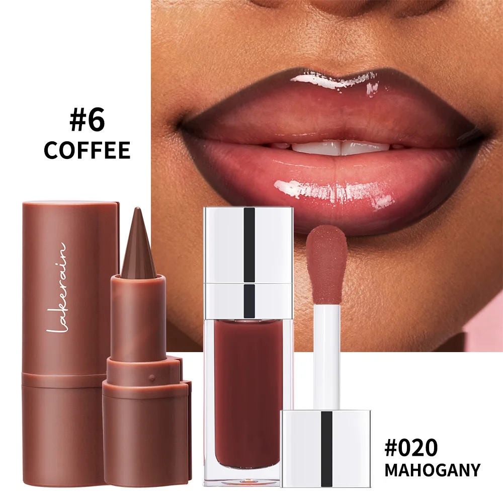 Hydrating Pink Lip Plumping Gloss & Exfoliating Oil