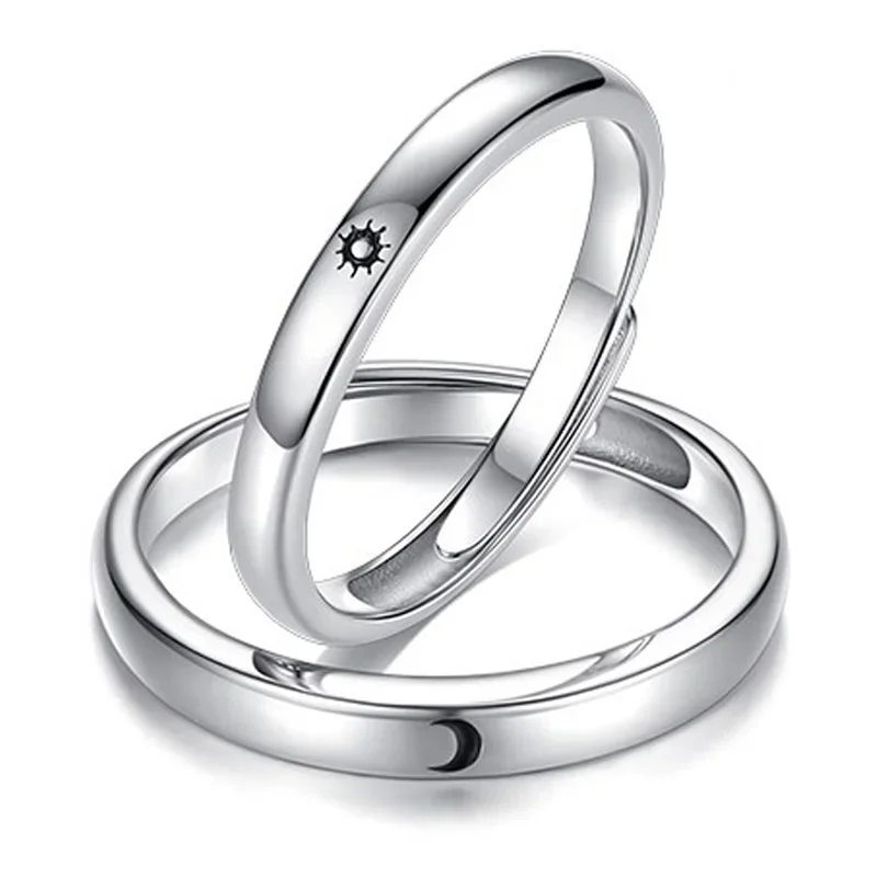 Amazon.com: Personalized Promise Rings for Couples, Vine Blue Sandstone  Black Matching Rings for Couples, Custom Matching Couple Rings Set, His and  Her Engagement Ring for Couples : Clothing, Shoes & Jewelry