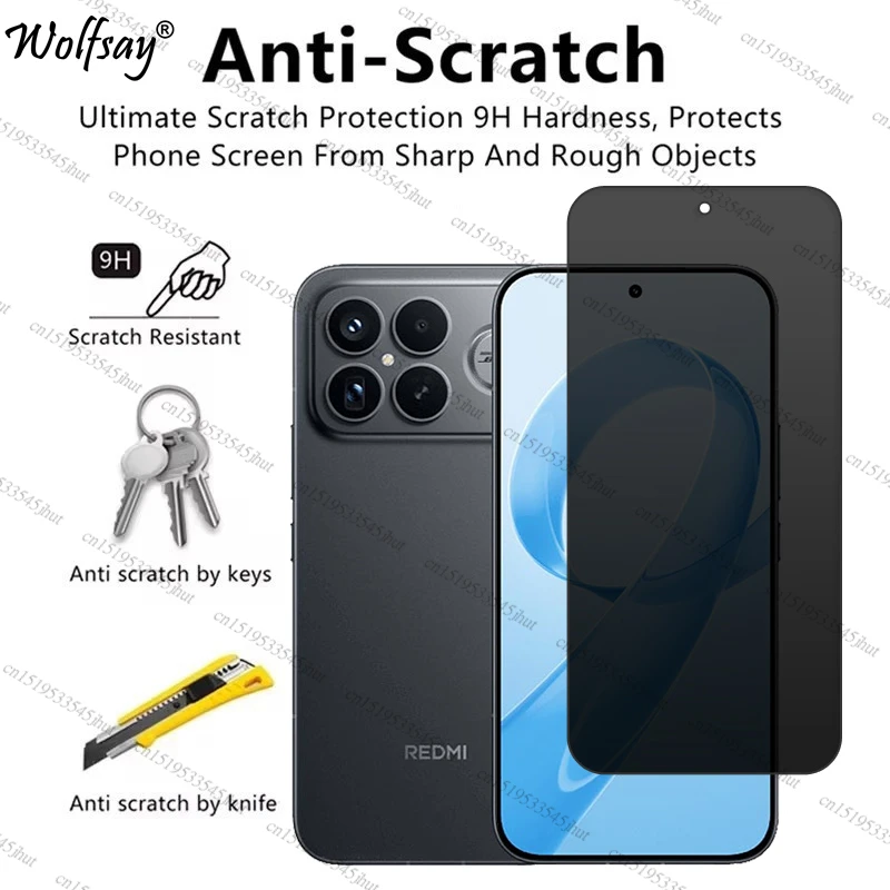 Privatsphäre Displayschutzfolie Für Xiaomi Poco F8 Ultra Anti-Spy Gehärtetes Glas Für Poco F8 Pro Anti-Spy Glas Für Poco F8 Ultra Glas – Detail 2