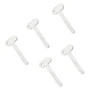 5Pcs Stainless Steel Toothpaste Tube Squeezers Metal Key Toothpaste Squeezers For Bathroom Hair Dye Cosmetic Tubes Squeezer 1