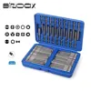 50pcs Extra Long Reach Bit Set 75mm Security Screwdriver Bits Torx Star Hex Philips Square Spanner Bit 1