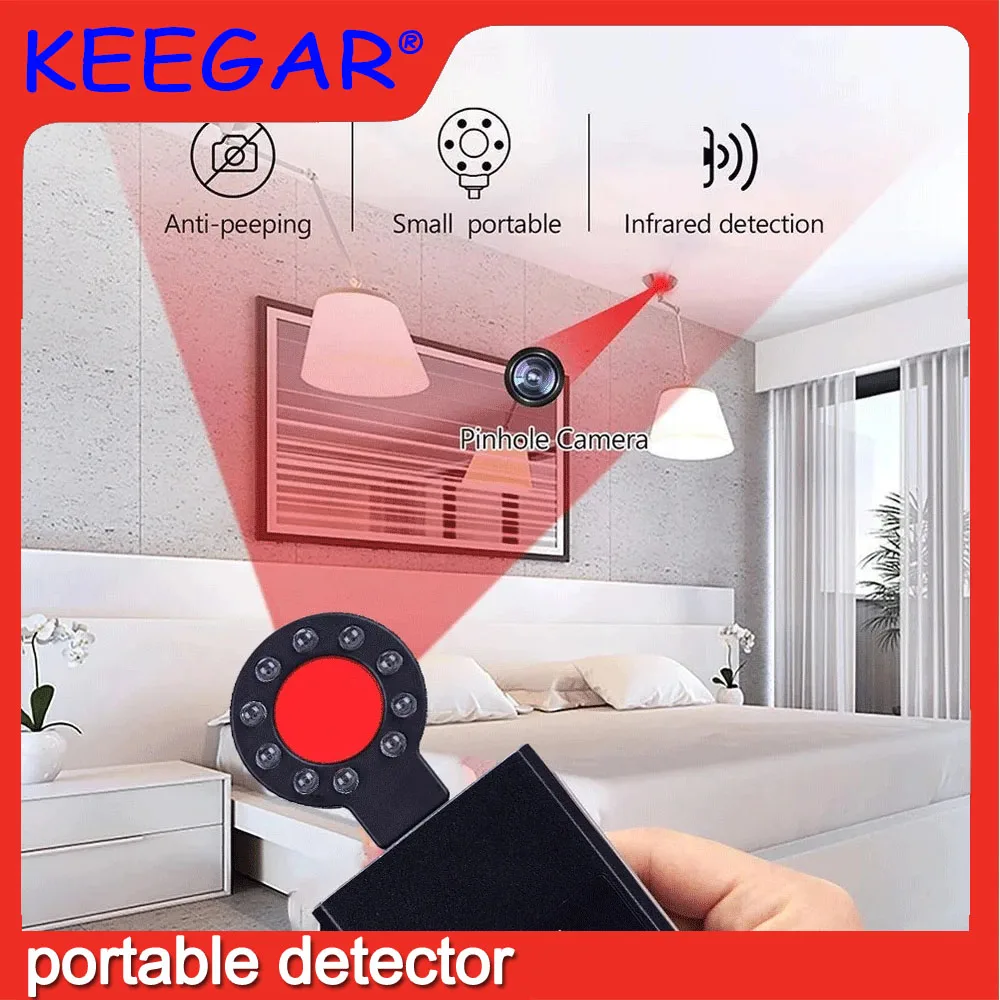 

Anti Spy Detector Portable Mini USB Alarm Hotel Infrared Anti Pinhole Wifi Hidden Spy Camera Find Out spy gadgets professional