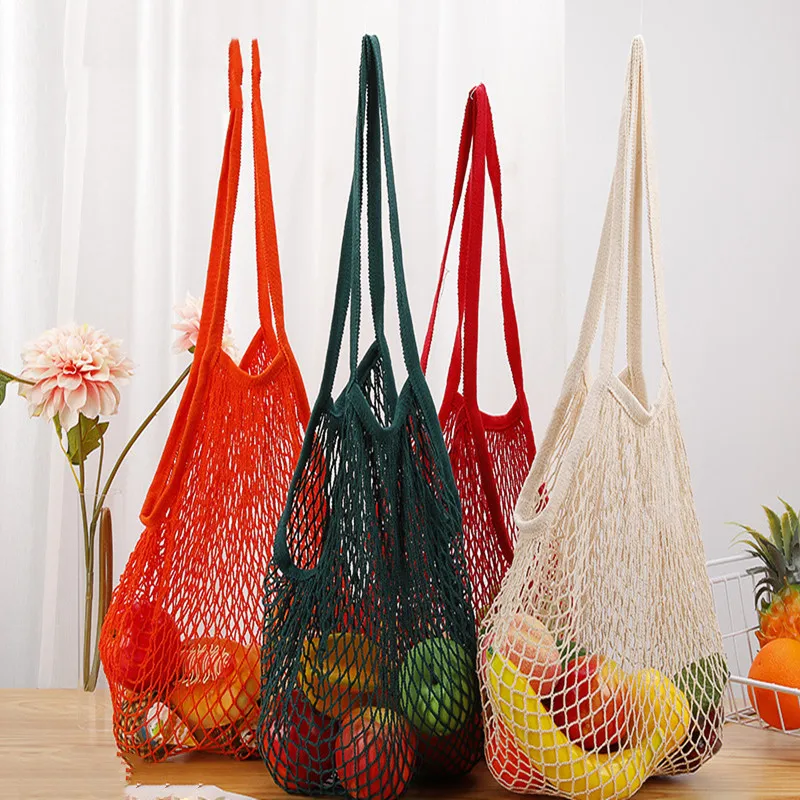 Bolsa de compras reutilizable portátil para frutas y verduras