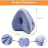 Memory Foam Leg Knee Foam Support Pillow Side Sleeper Sciatica Orthopedic Sciatica Back Hip Relief Pillow For Bed Sofa 5