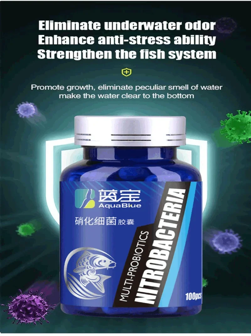 Nitrifying Bacteria Fresh Water Marine Water Fish Tank Pond Cleaning Supplies