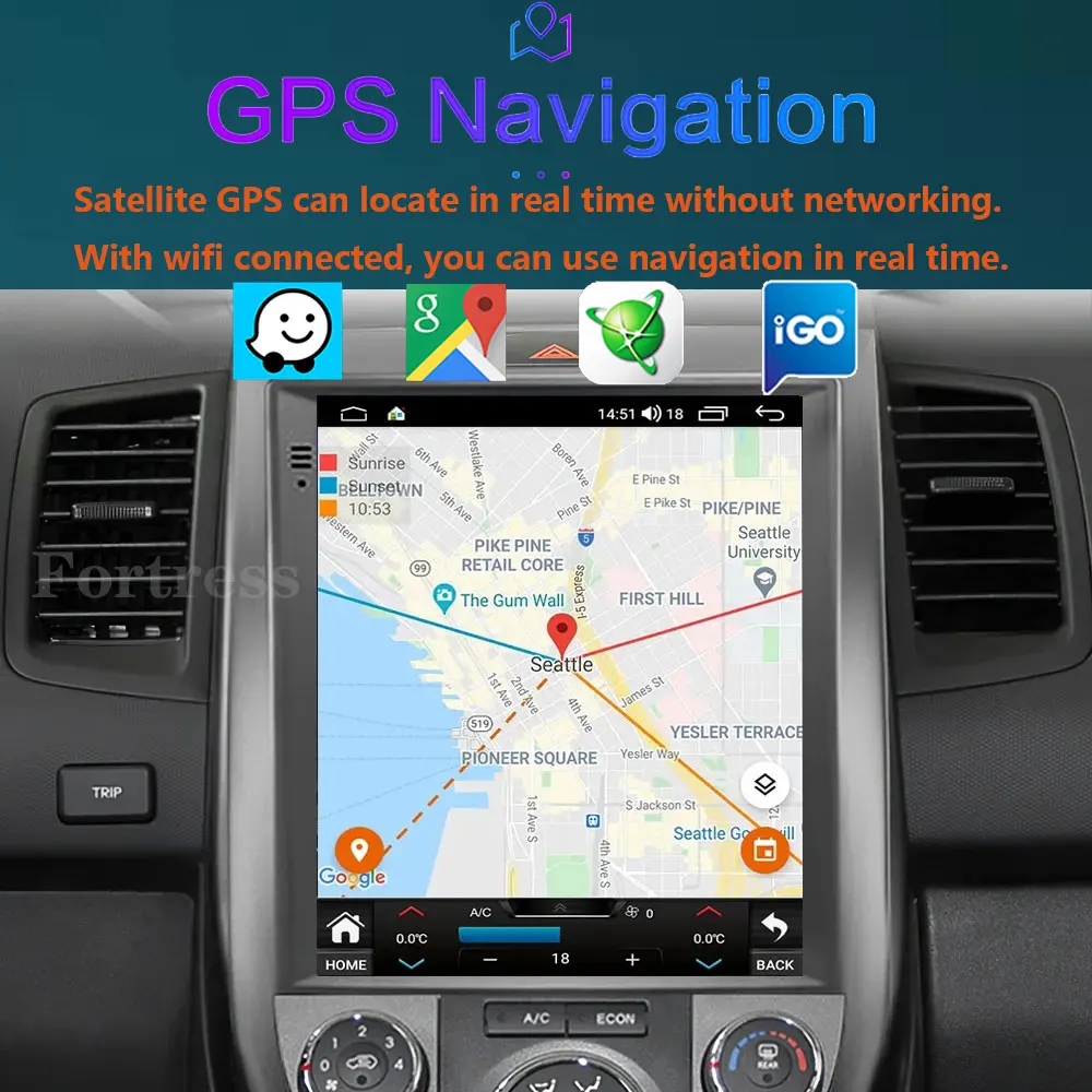 Pro 2 din Android 12 Radio samochodowe multimedialne Stereo dla Kia Soul AM 2010-2013 Carplay GPS nawigacja 9.7 