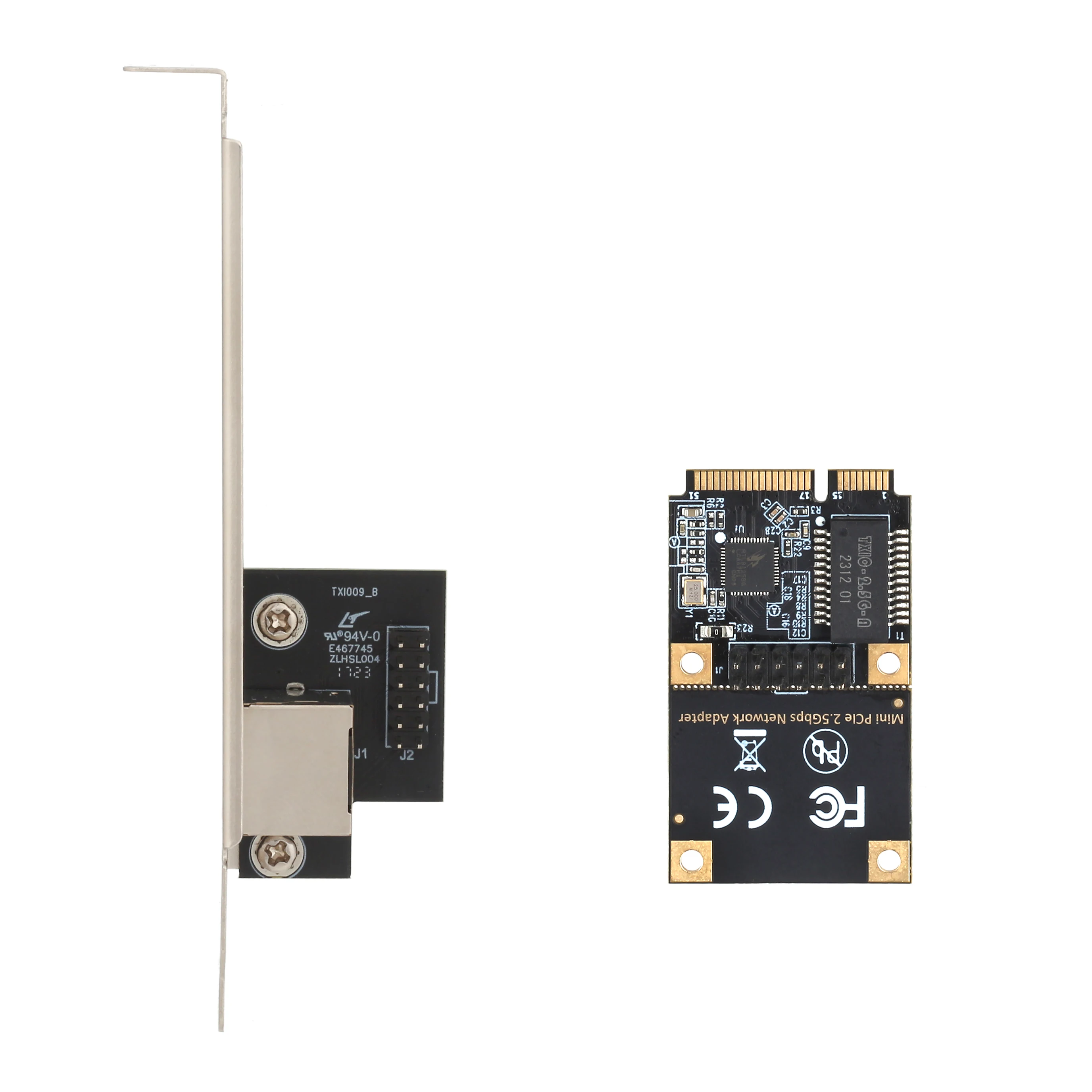 Realtek RTL8125BG 칩 2.5G/1G 미니 PCI 익스프레스 LAN 카드 미니 PCIE - RJ45 COM 포트