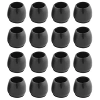 16PCS Silicone Chair Leg Covers with Felt Bottom for Mute Furniture Moving Furniture Protection Cover to Prevent Scratches 2