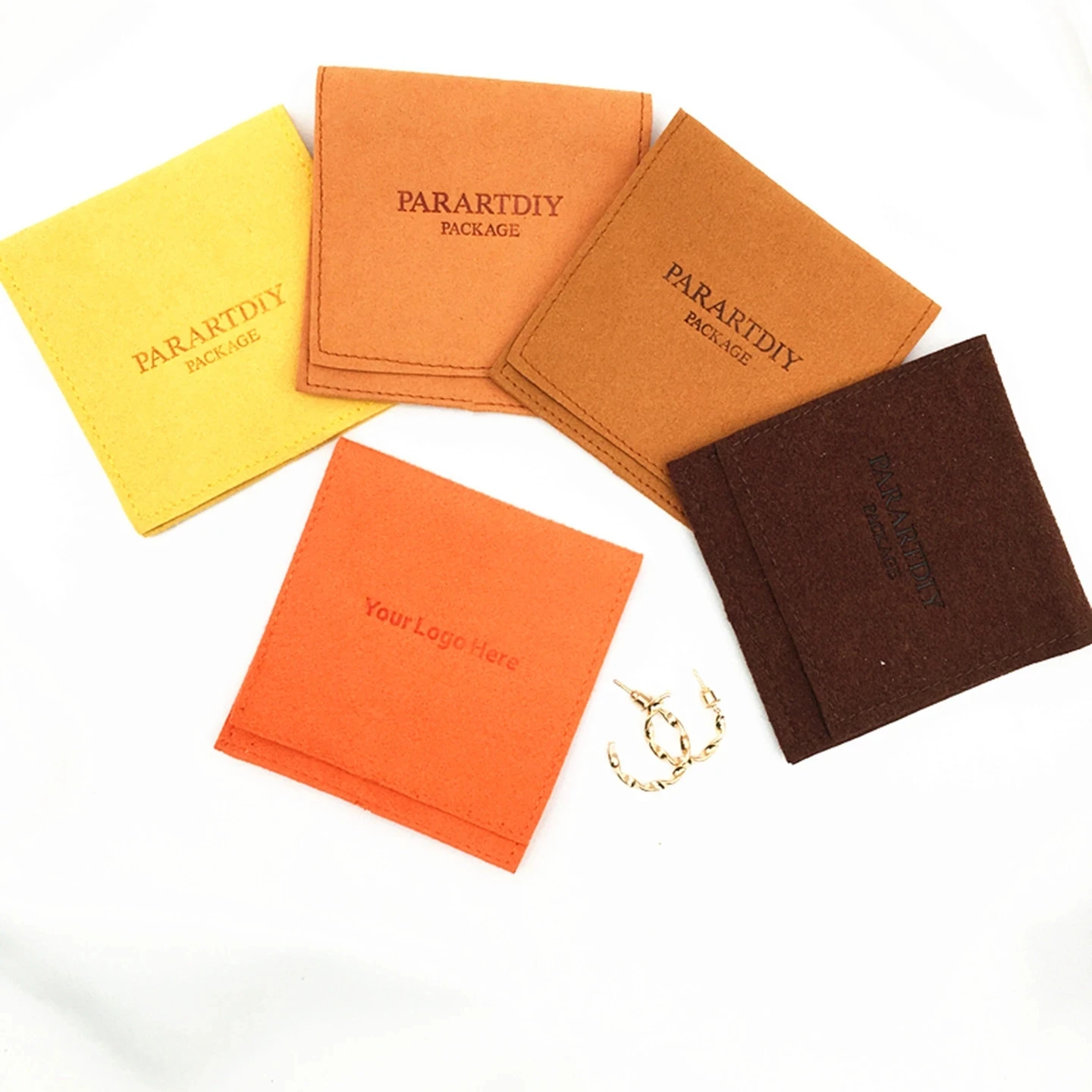 

Ювелирные изделия с логотипом на заказ, подарочный пакет, серьги из микрофибры в упаковке, кольца, карманная упаковка для свадебной вечеринки и макияжа