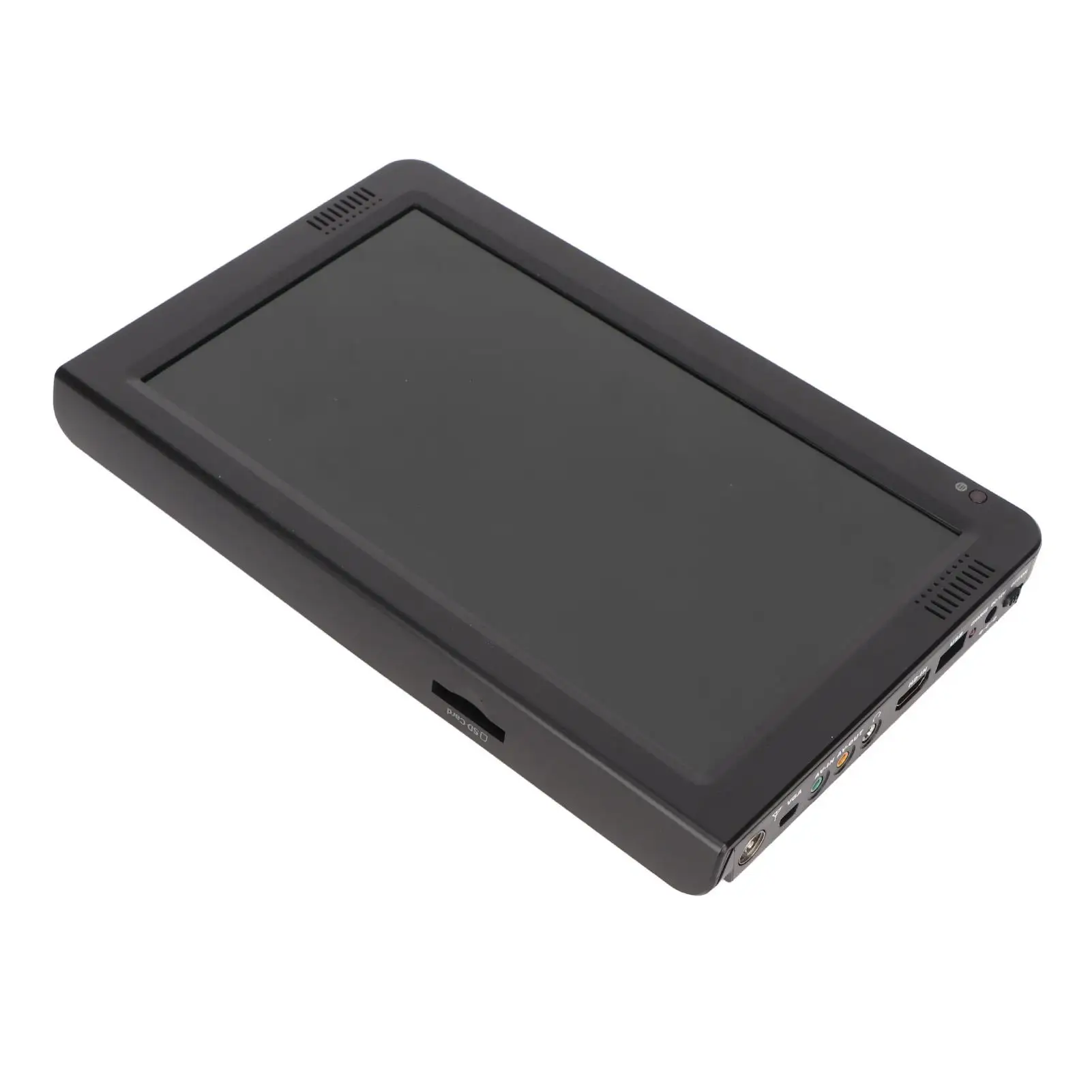 10 Inch Portable LED TV 110-240V, 1080P Digital Display for outdoor Use-EU Plug