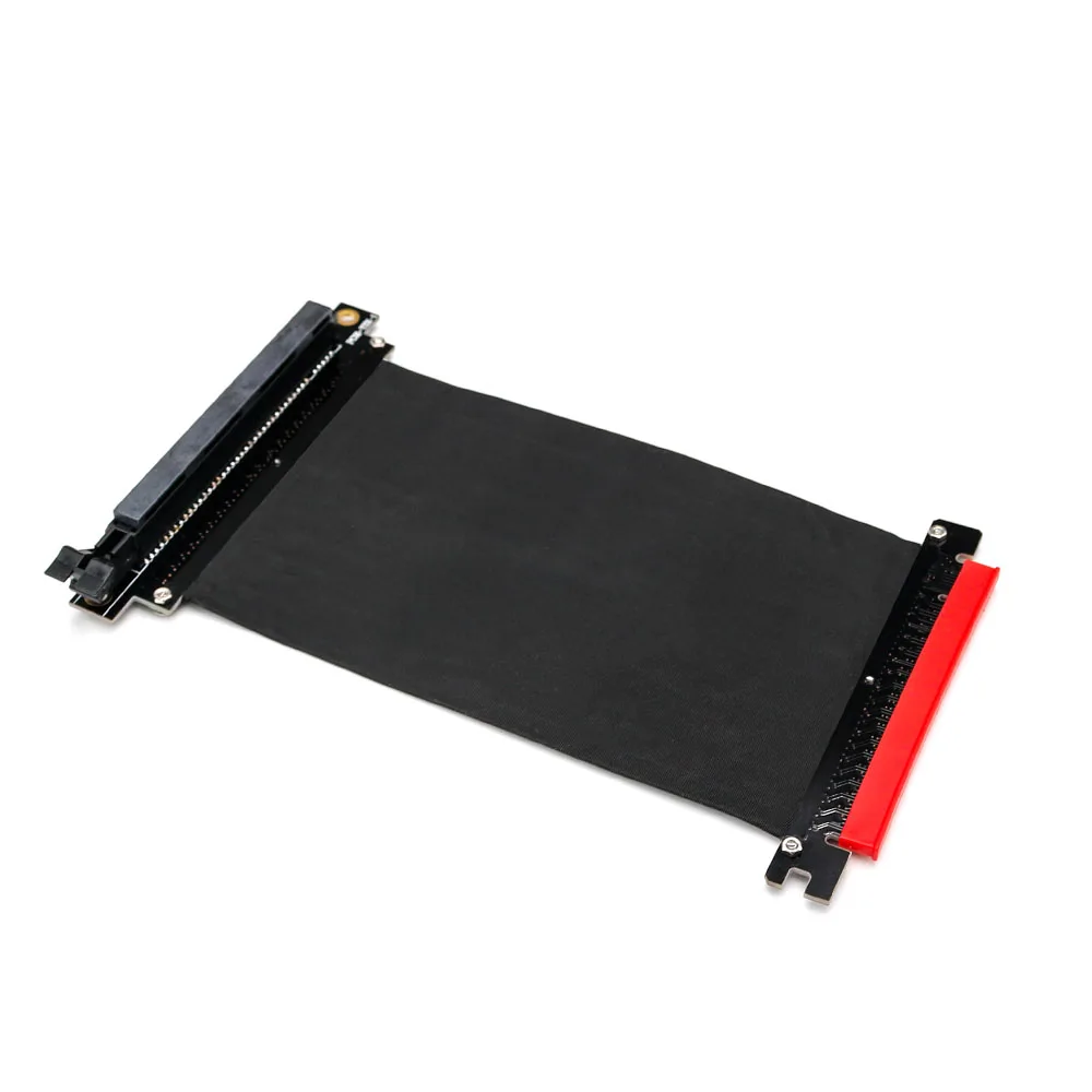Riser Pci Express X16 para Pcie X16 Macho para Fêmea Placa Gráfica Riser Pci e Pcie3.0 Pci-e 16x Cabo de Extensão de Fita para Mineração - Imagem 4