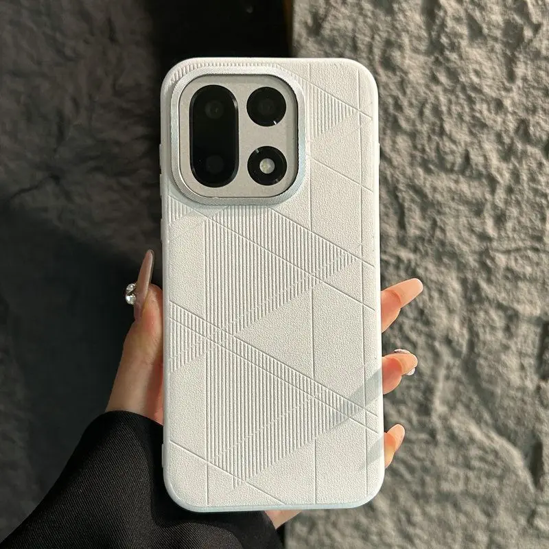 OnePlus Case: Hard PC Matte Diamond Check Protective Back Cover