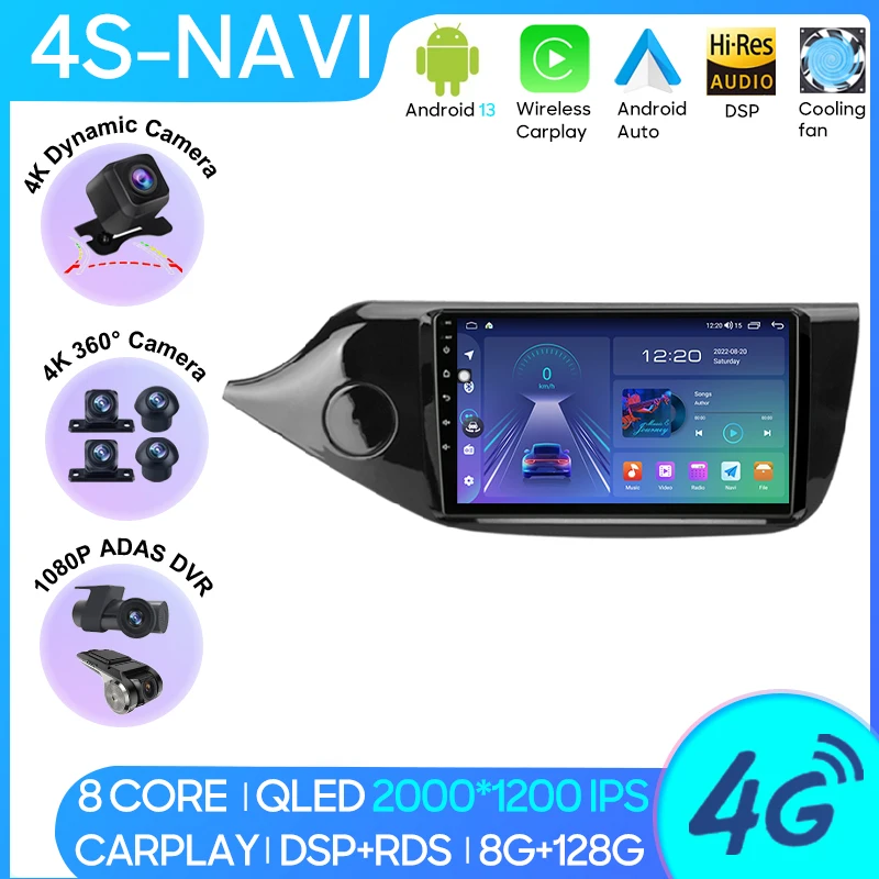 Car MP4 Radio Carplay Android Player For Kia Ceed Cee'd 2 JD 2012 2018