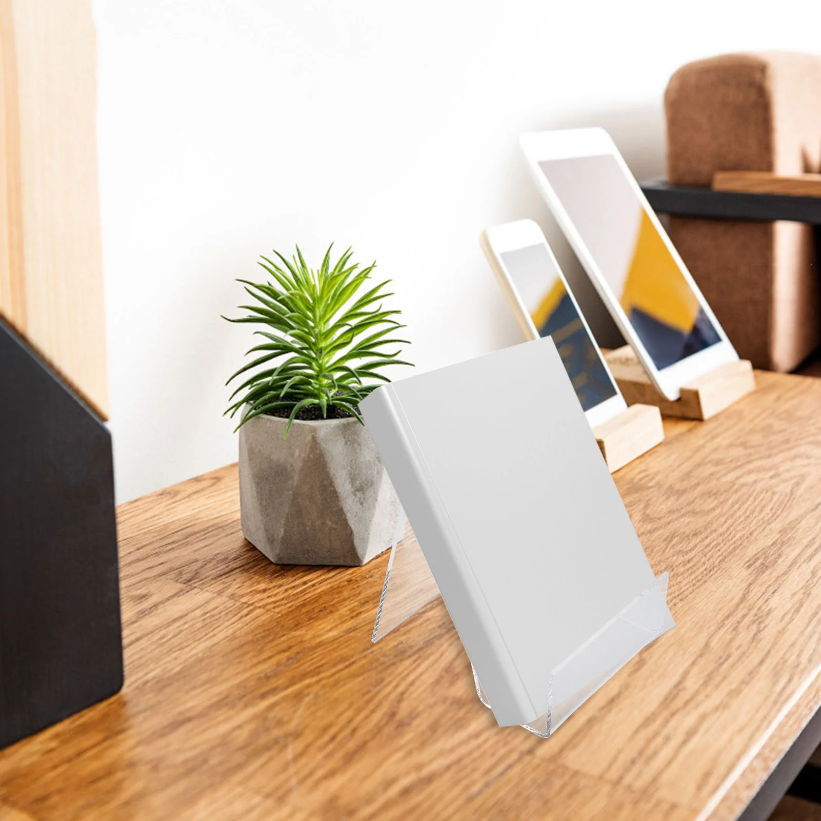 Comic Book Display Acrylic Book Display Holder Comic Frame Clear Laptop Stand Magazine Stand 2pcs