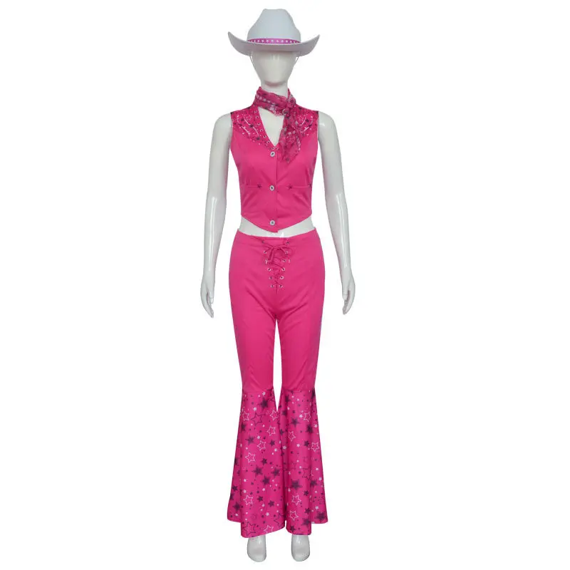 

Halloween Barbier Margot Cosplay Costume Adult Women Suits Hat Carnival Party Cosplay Costume