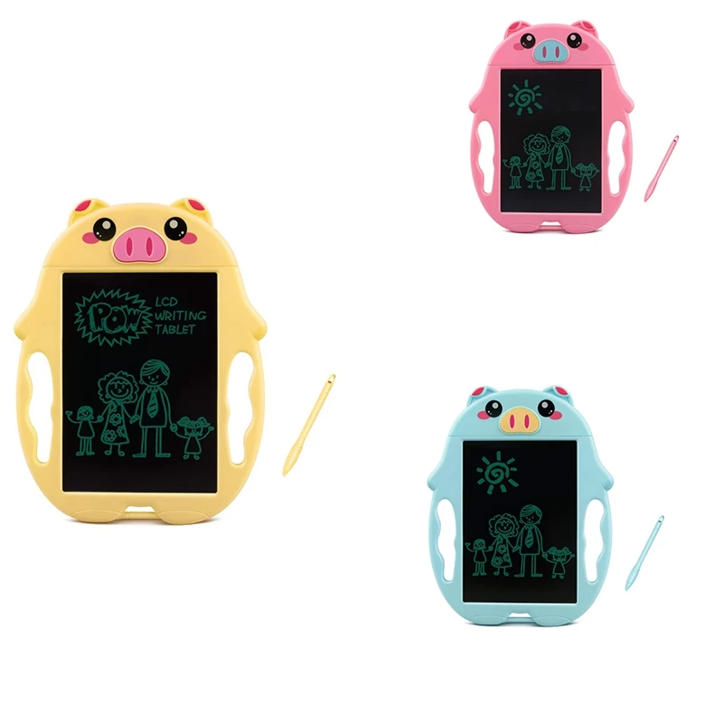 

9-дюймовые ЖК-планшеты для письма, Красочные сообщения, рисование, милые для детей