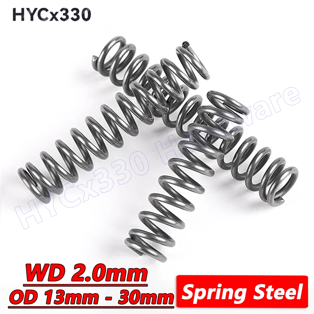Wire Diameter 2.0mm Spring Steel Compression Springs Pressure Spring ...