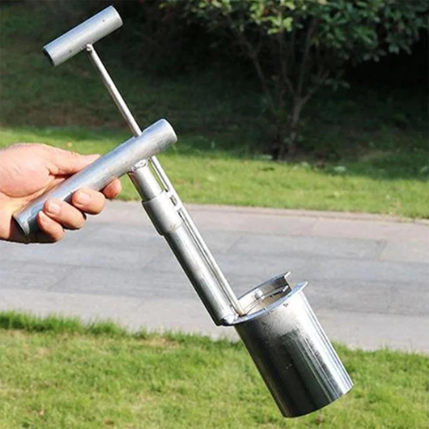 Bulb Planter Tool, 2024 Upgrade Plant and Fruit Tree Seedling Transplanter  Digging Hoes Lawn Aerator,Garden Tools for Seed Plan 6