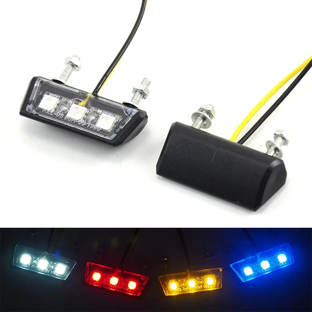 

1 Piece Motorcycle 12V LED License Plate Light Tail Light Waterproof Motorcycle License Plate Light For Motorcycle Accessories