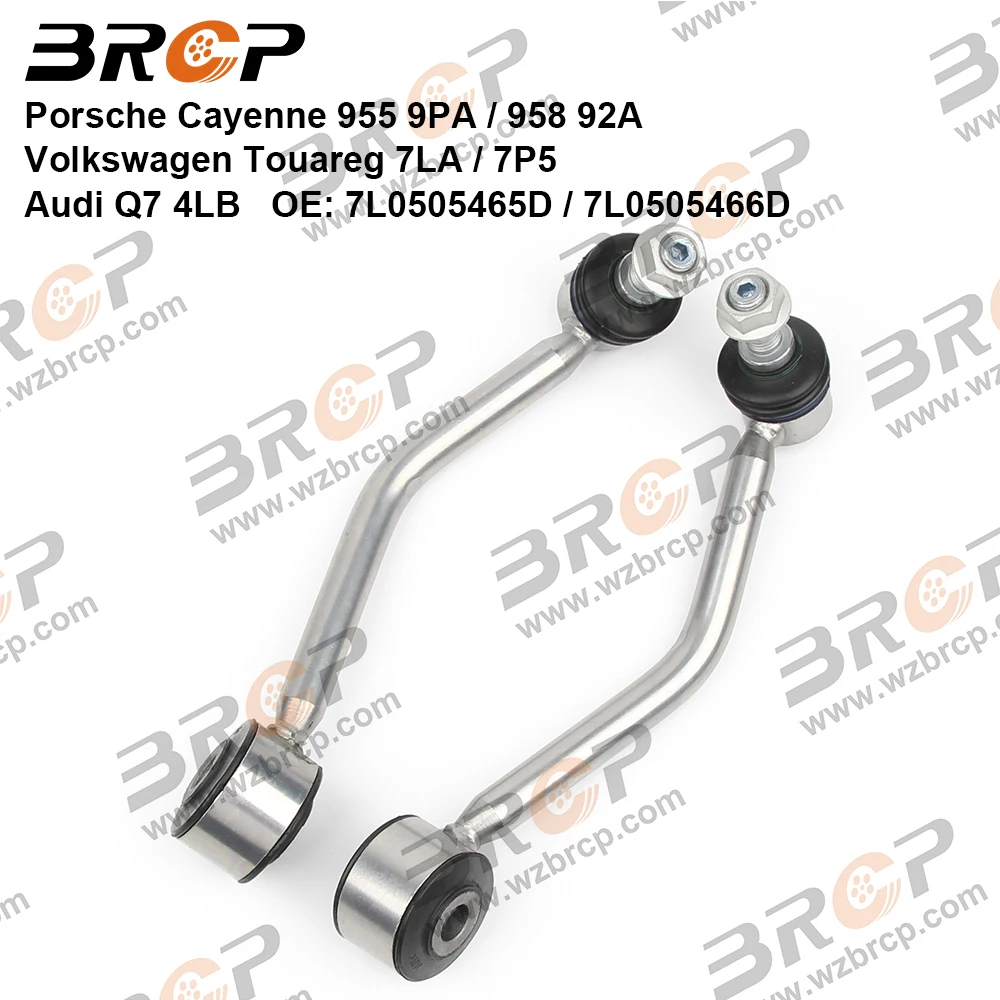 

BRCP Pair Rear Axle Sway Bar End Stabilizer Link Ball Joint For Porsche Cayenne 9PA 92A VW Volkswagen 7LA Audi Q7 7L0505465D
