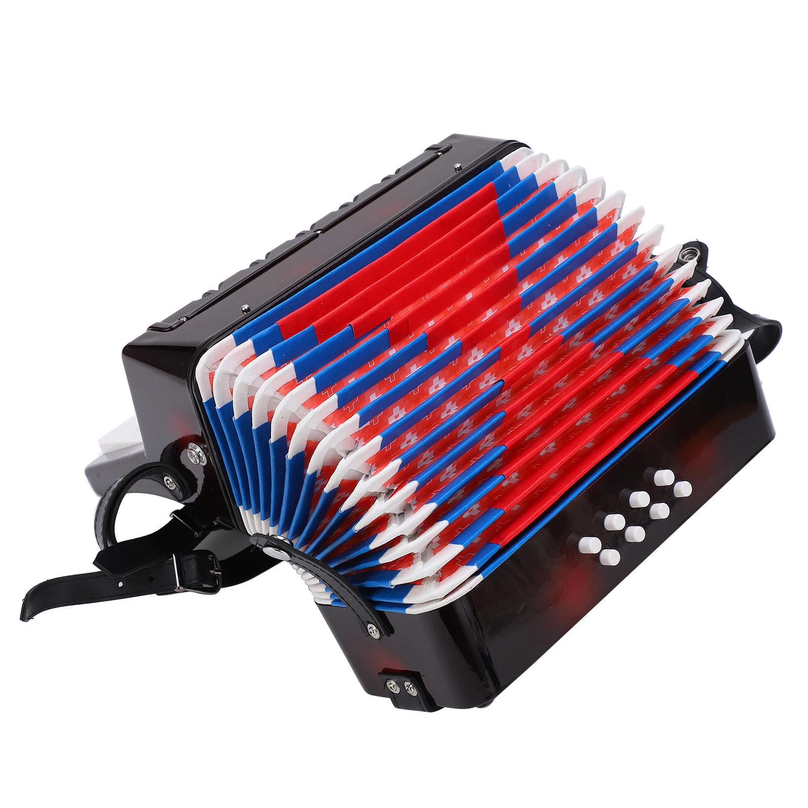 17 Key 8 Bass Accordion Musical Piano Keyboard Toy Rhythm Training Spring Instrument