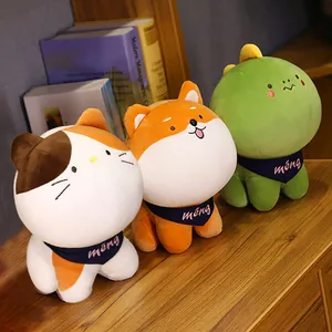 New Cute Cat Dog And Dinosaur Plush Doll Provide Soft Plush Toys For Family Friends And for Kids Christmas Gift